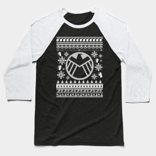 Agents of SHIELD - Ugly Sweater Baseball T-Shirt